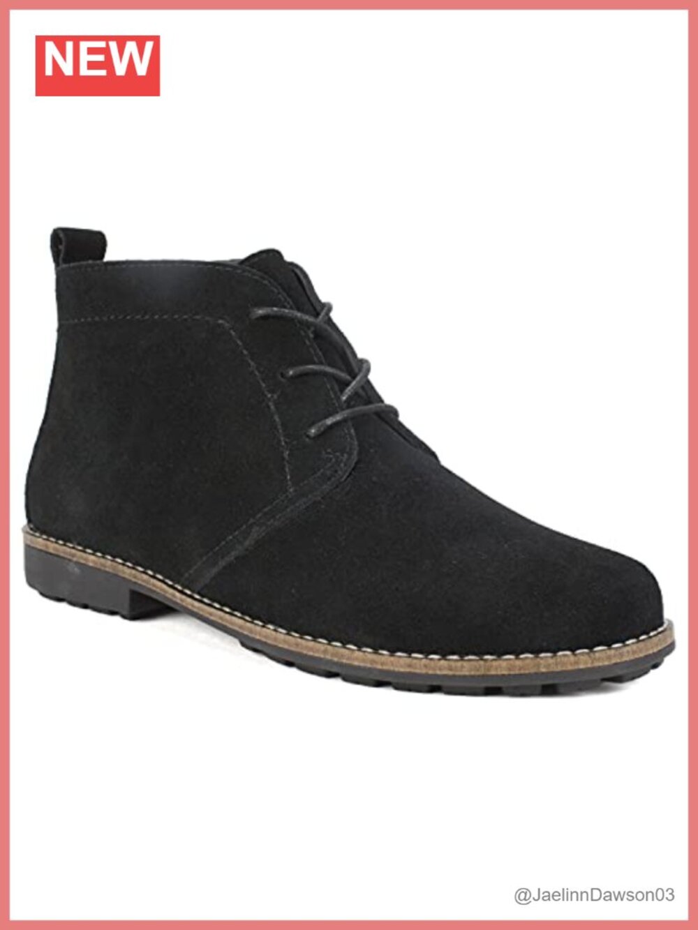 Women's Leather Ankle Bootie Lace Up Casual Desert Boot